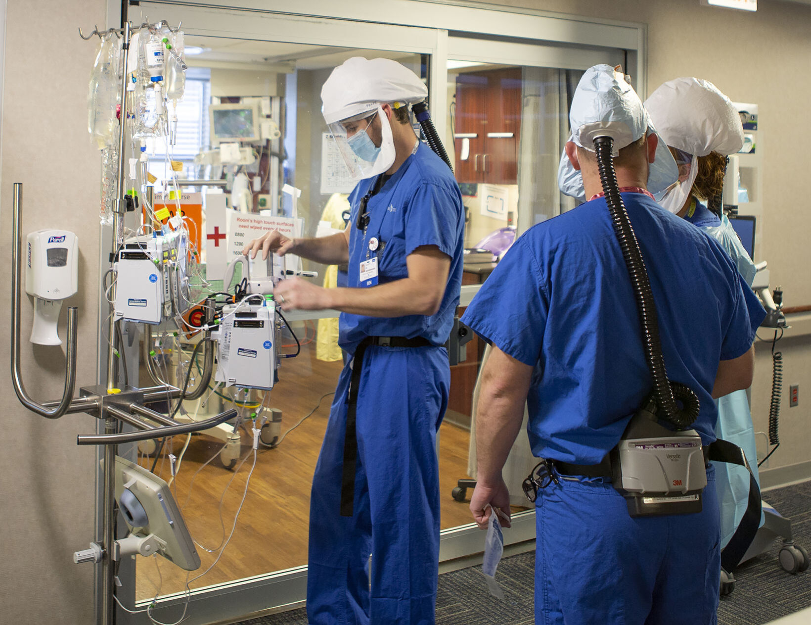 COVID-19 unit at Bryan Health